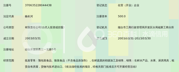 烟台开发区南宫食品_360百科